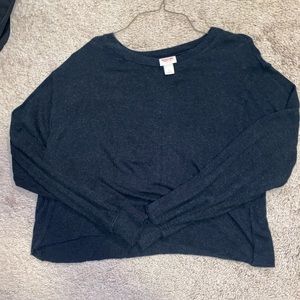 Mossimo cropped black sweater